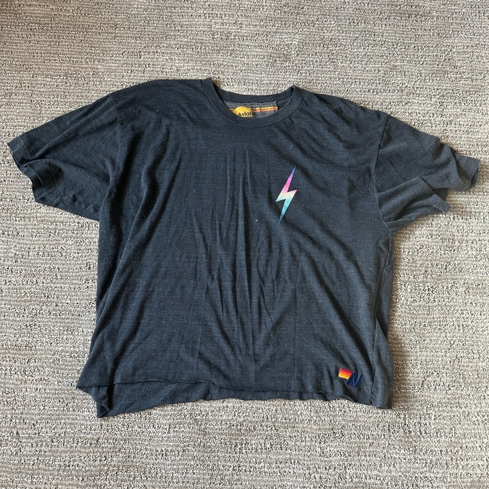 Aviator Nation Bolt Boyfriend Tee